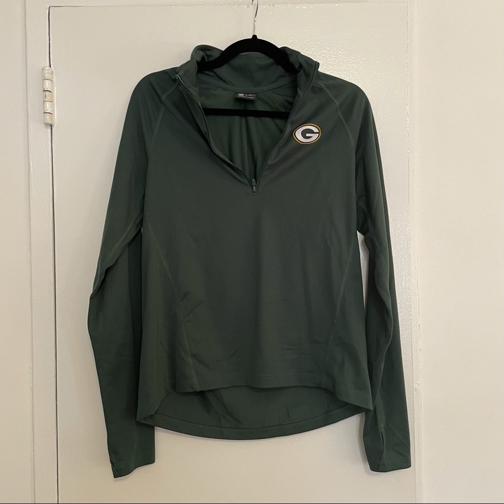 Nike Dri-fit - 3/4 Zip Green Bay Packers